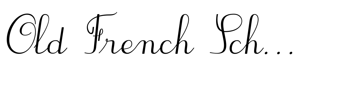 Old French School Italic